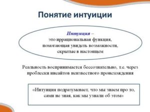 Что показывает интуиция