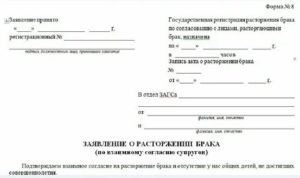Заявление на расторжение брака в казахстане