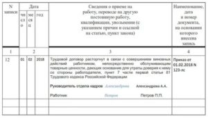 Увольнение по статье в казахстане