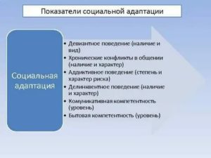 Показателем успешной социальной адаптации