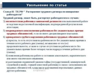 Увольнение по статье в казахстане